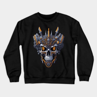 Mecha Skull S01 D63 Crewneck Sweatshirt